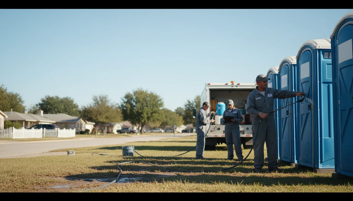 Long-Term Portable Toilet Rental in Gwinner, ND near me